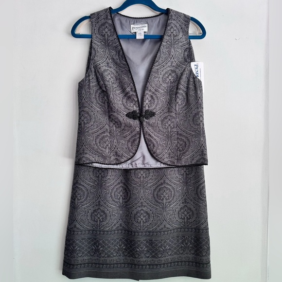 Pendleton 1990s NWT‎ Women’s Petite Wool Vest Skirt Set Size 2P Preppy Academia - Picture 1 of 15